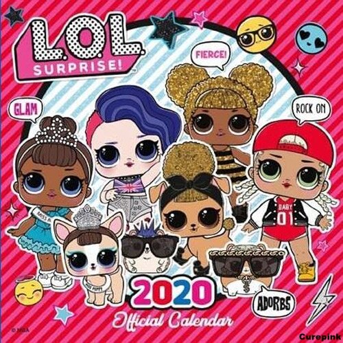 Nástěnný kalendář 2020 - L.O.L. Surprise!