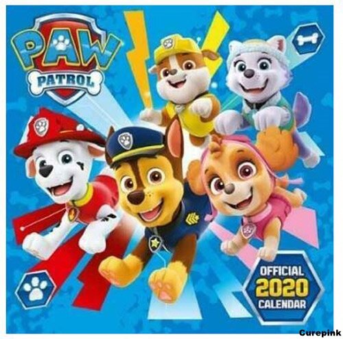 Nástěnný kalendář 2020 - Tlapková patrola (Paw Patrol)