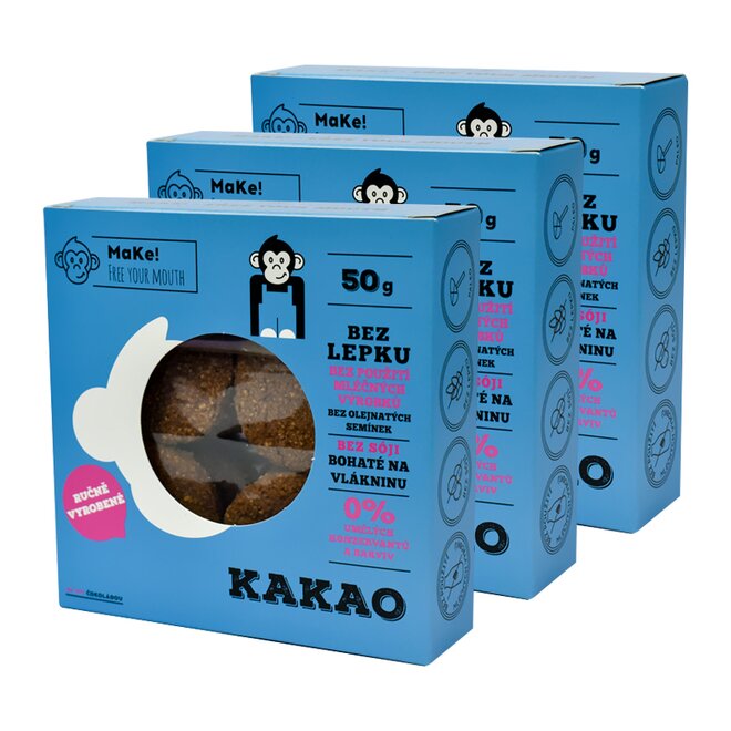 3x Kakao, à 50 g