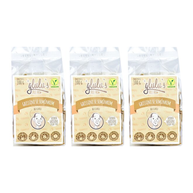 3× Grissini se semínkem (á 100 g)