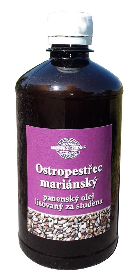 Ostropestřecový olej 500 ml
