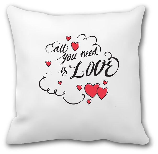 Zamilovaný polštář "All you need"
