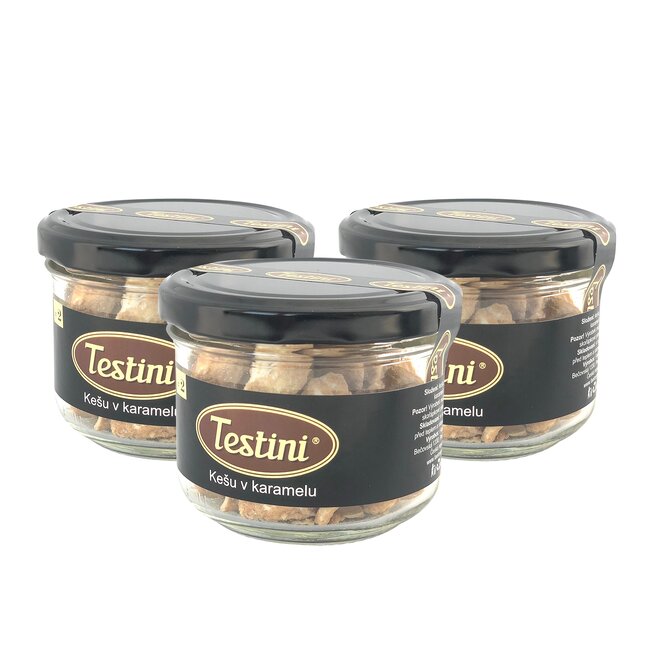 3x Kešu v karamelu