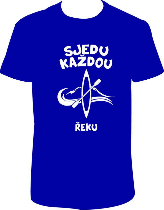 Pánské tričko "Sjedu každou řeku"