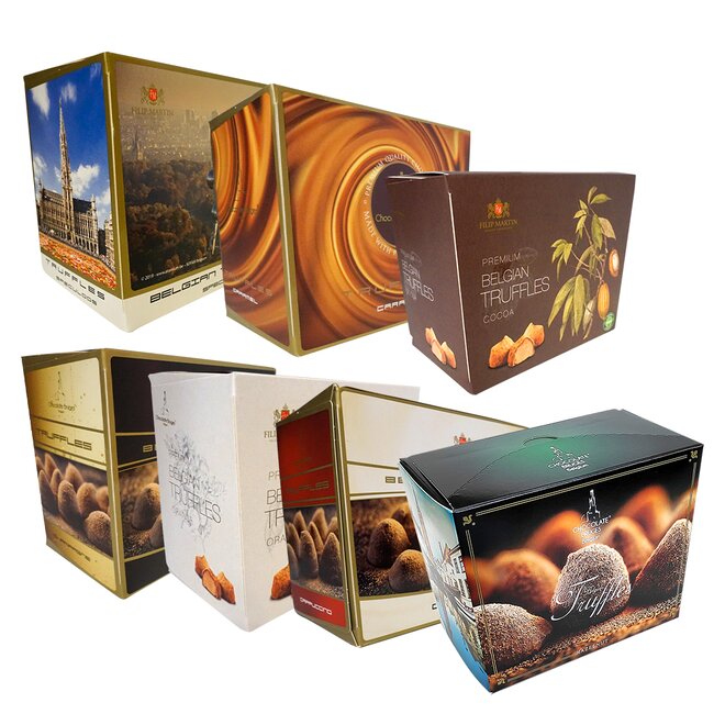 Mix příchutí: 7x truffles, á 150 g