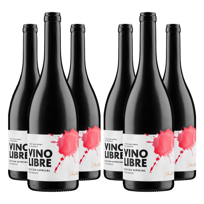 Set 6 lahví "Vino Libre" BIO Garnacha