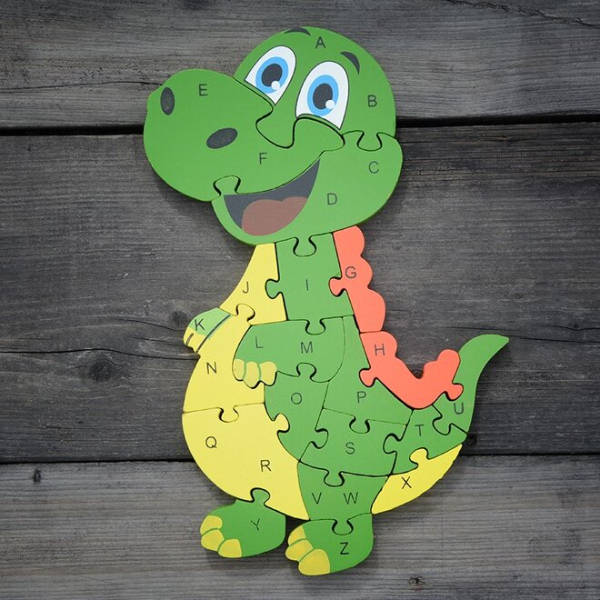 Dřevěné puzzle - Dráček