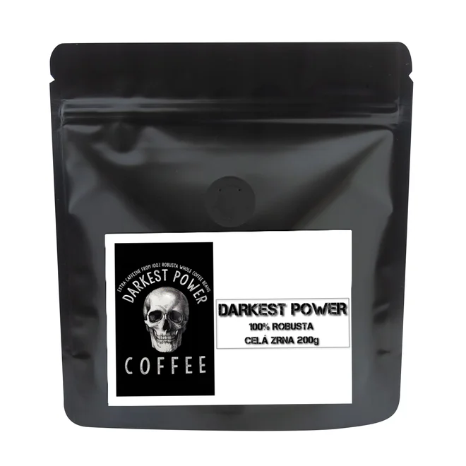 Zrnková káva Darkest Power (200 g)
