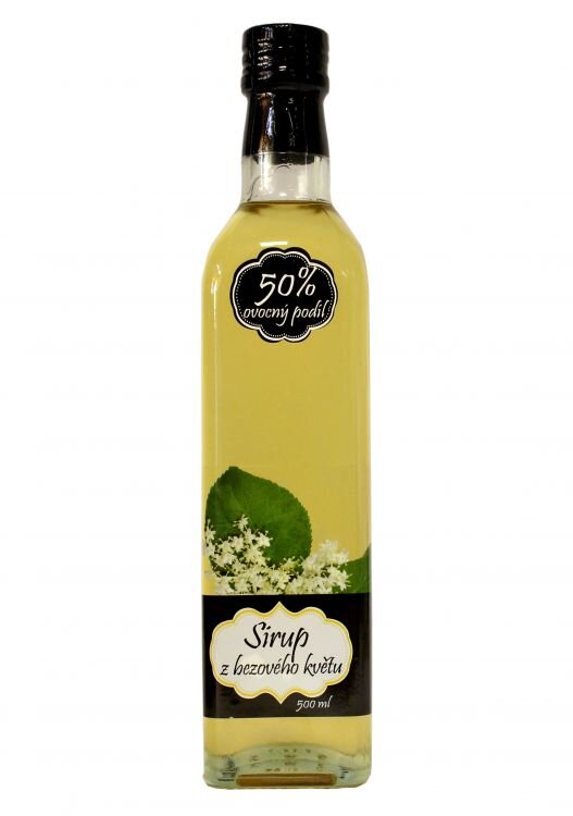 Sirup z bezového květu (500 ml)