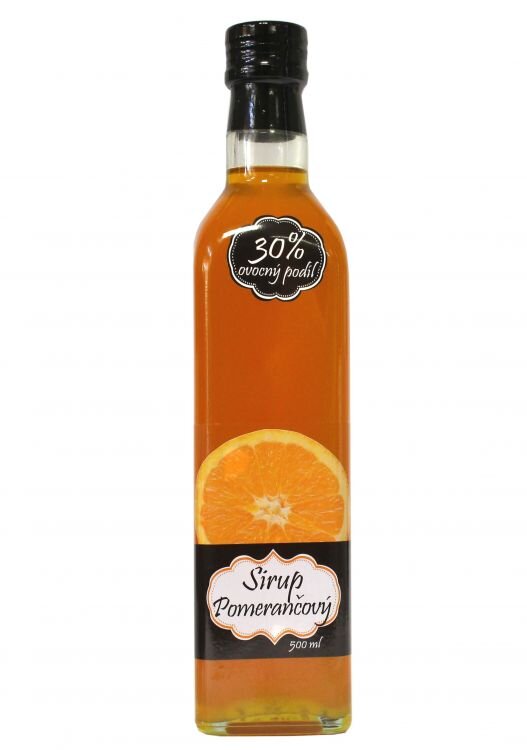 Sirup pomerančový (500 ml)