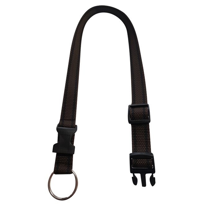 Obojek popruh s kroužkem 65 cm x 25 mm
