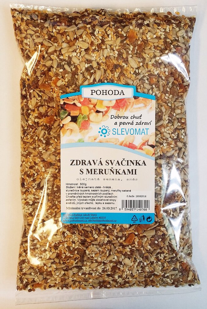 Zdravá svačinka - S meruňkami, 500 g