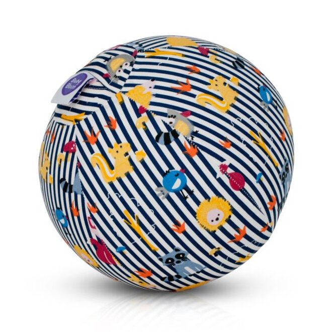 Buba Bloon - míč se zvířátky modré pruhy