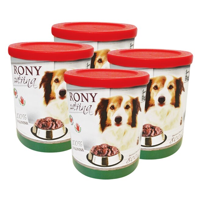 Pro psy: 4× Rony zvěřina, 800 g