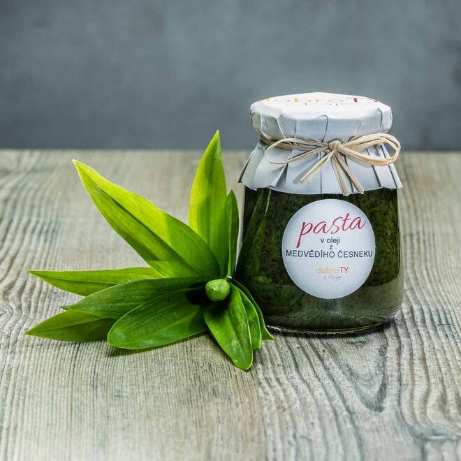 Pasta (pesto) z medvědího česneku v oleji, 175 g