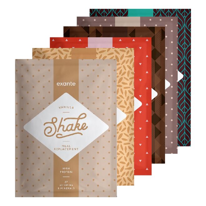 6 shaků Exante – testovací balíček