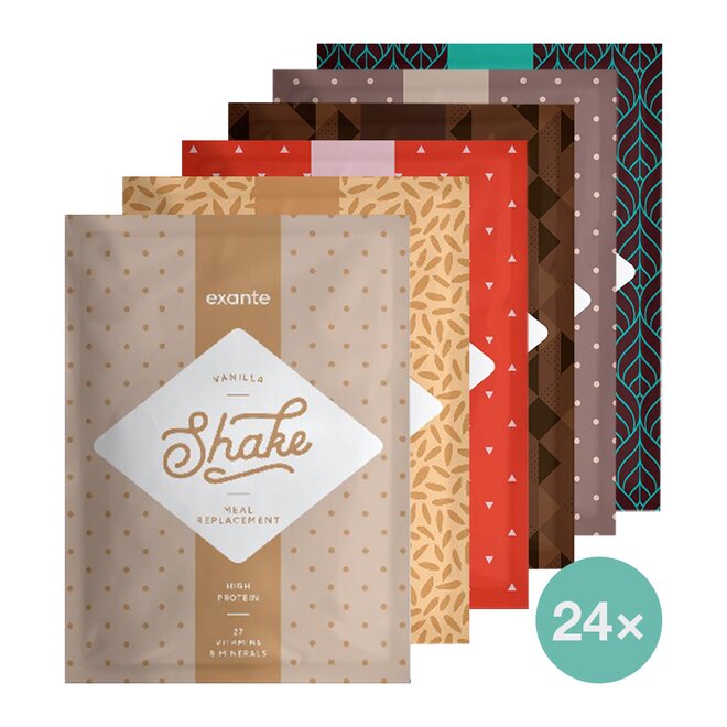 24 shaků Exante – kúra na 8 dnů