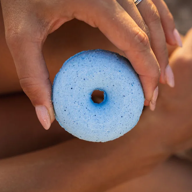 Šumivý donut do vany - kokos