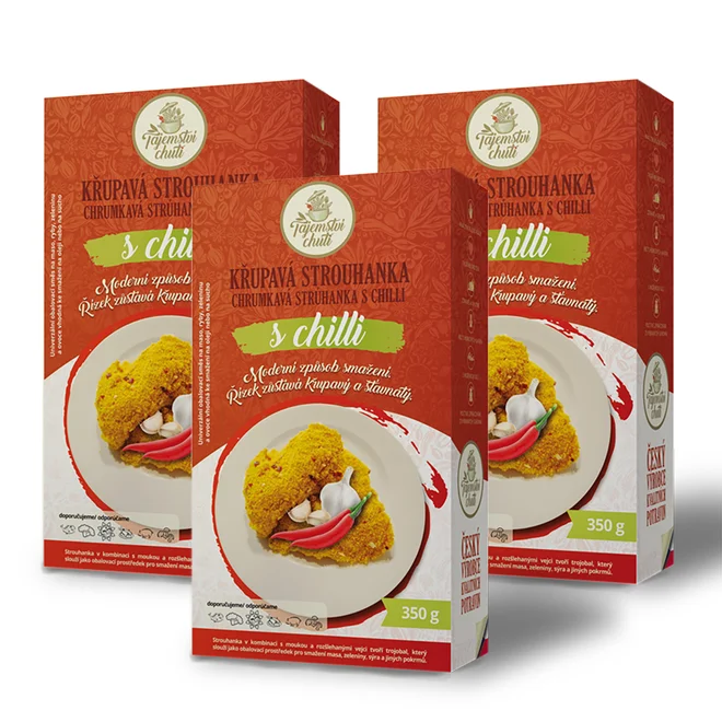3 x 350 g Strúhanka originálnej receptúry (chilli)