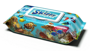 Vlhčené ubrousky Skippy Aqua