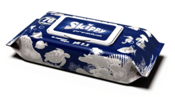 Vlhčené ubrousky Skippy Premium