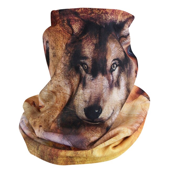 Multifunkční nákrčník vzor 132 Wolf
