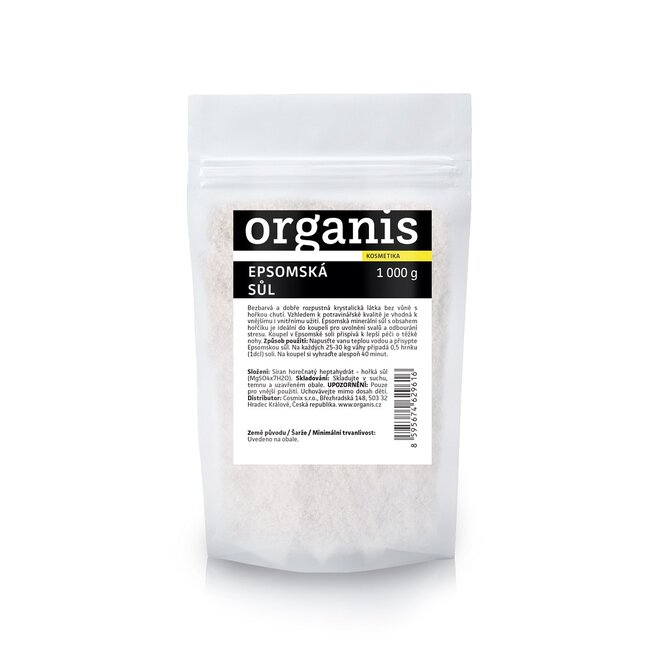 Organis Epsomská sůl, 1000 g