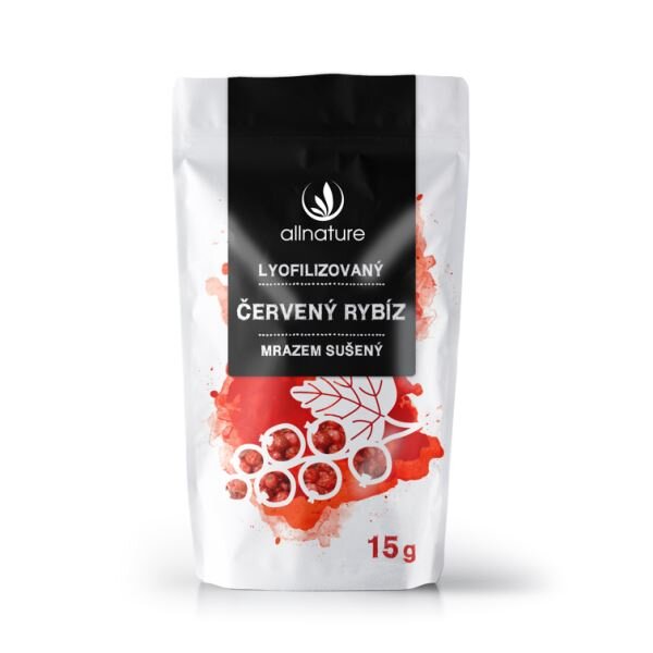 Červený rybíz sušený mrazem, 15 g