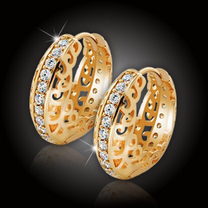 Náušnice La Diamantina Carmen Gold