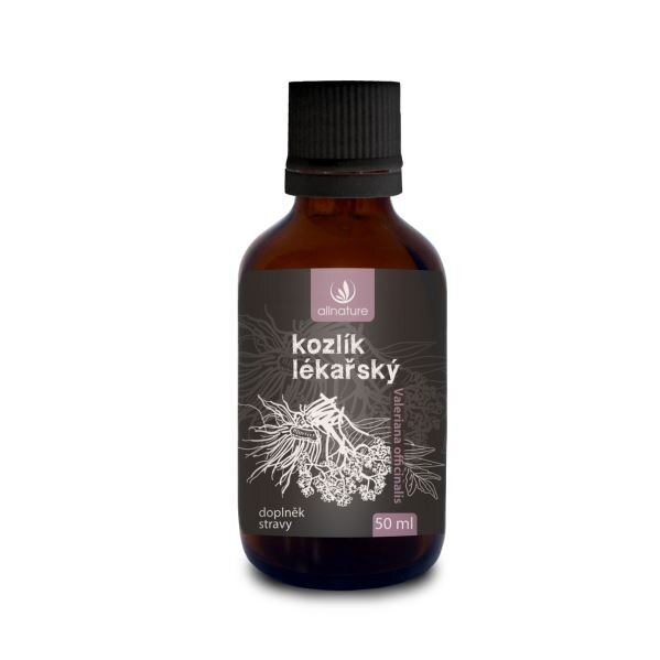 Allnature Kozlík lékařský – bylinné kapky (50 ml)