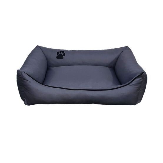 Obdélníkový psí pelech Agri (80 x 65 cm), polyester – grafitová