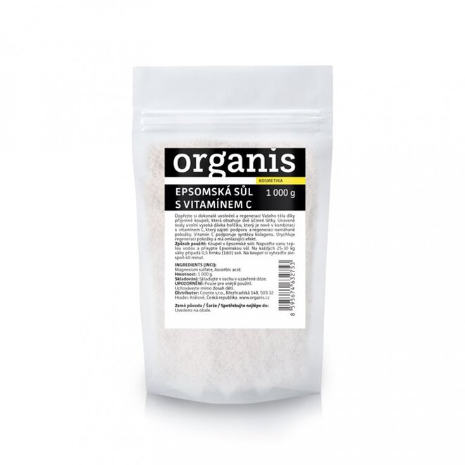 Organis Epsomská sůl s vitamínem C
