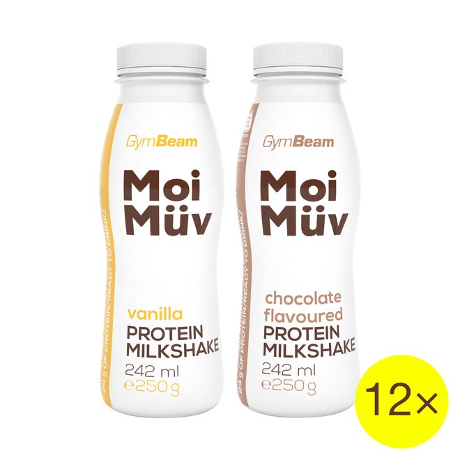 12× proteinový milkshake MoiMüv
