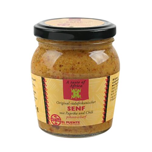 Hořčice s paprikou a čili z JAR (235 g)