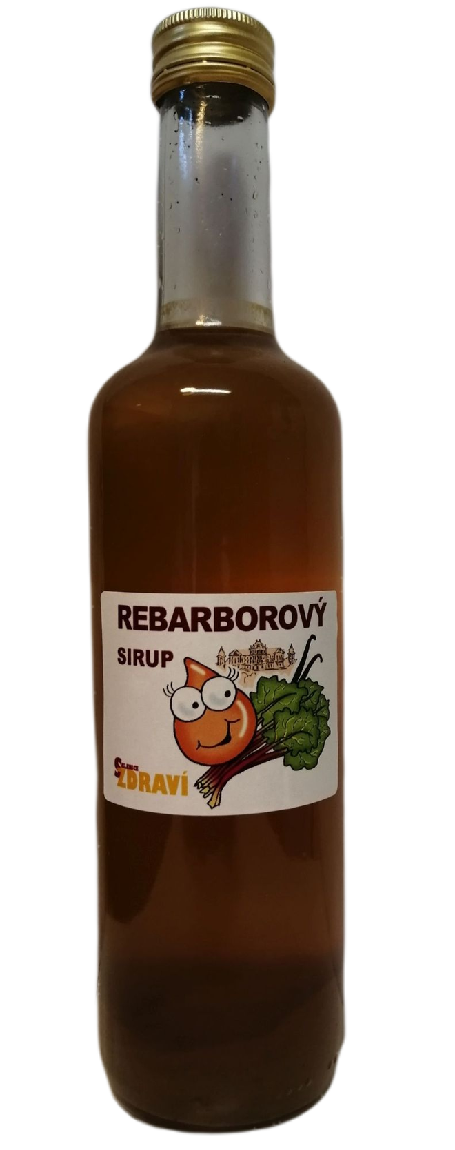 Rebarborový sirup s vanilkou, 500 ml