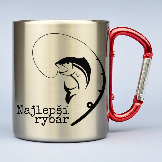 300 ml Turistický nerezový termohrnček "Najlepší rybár"