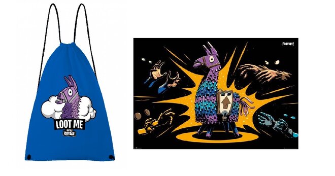 Vak na záda Loot Me + plakát - Loot LIama