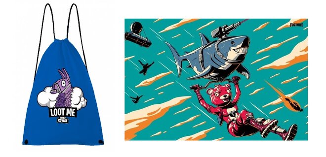 Vak na záda Loot Me + plakát - Laser Shark