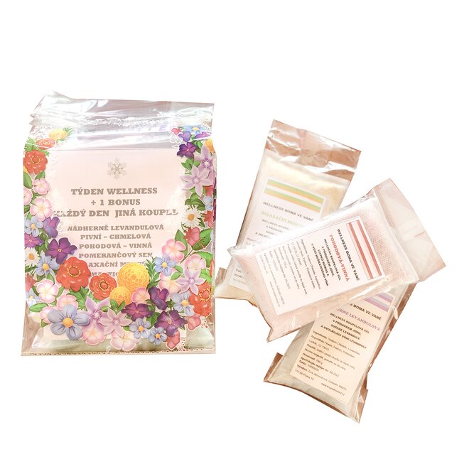 Koupelová sůl – týden wellness + 1 bonus