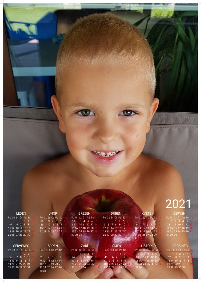 Fotokalendář POSTER A2 nástěnný roční