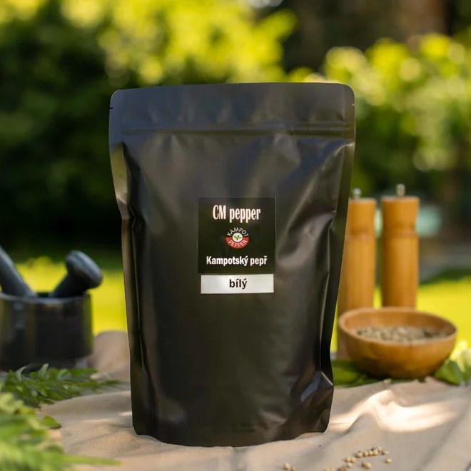 Kampotský pepř – bílý