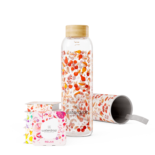 Ochutnávkový set 18 kapslí se skleněnou lahví Defence (600 ml)