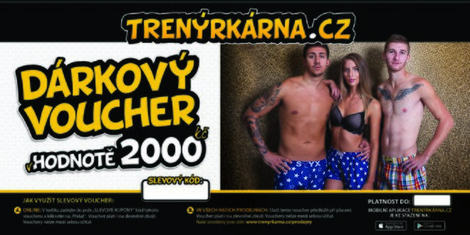Voucher v hodnotě 2000 Kč + 200 Kč na další nákup