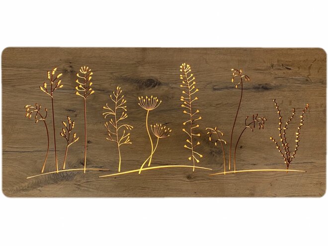 Louka - obrazové svítidlo 90 x 42 cm