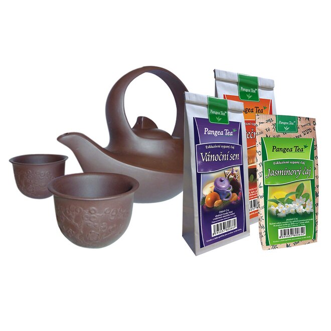 Čajový set "Historie" + 3 × 50g čaje