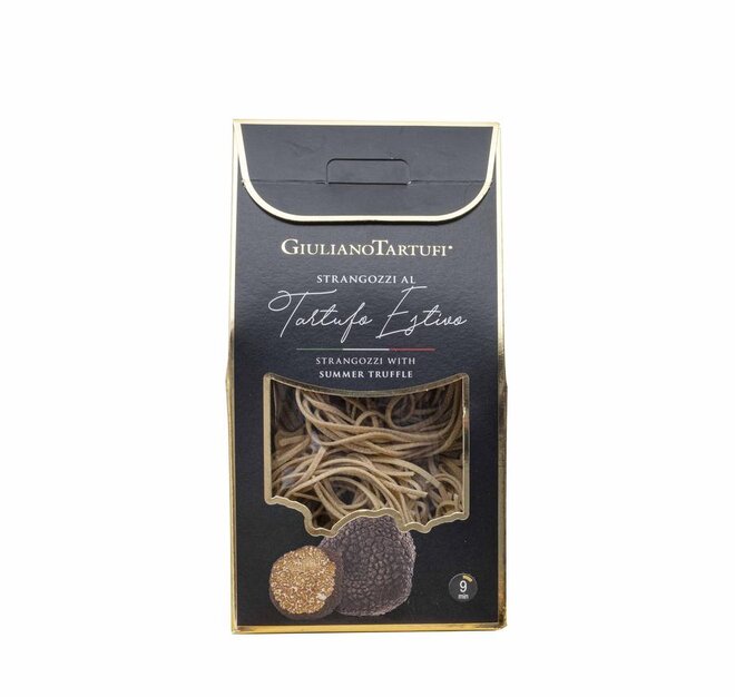 Těstoviny strangozzi s černým lanýžem, 250 g