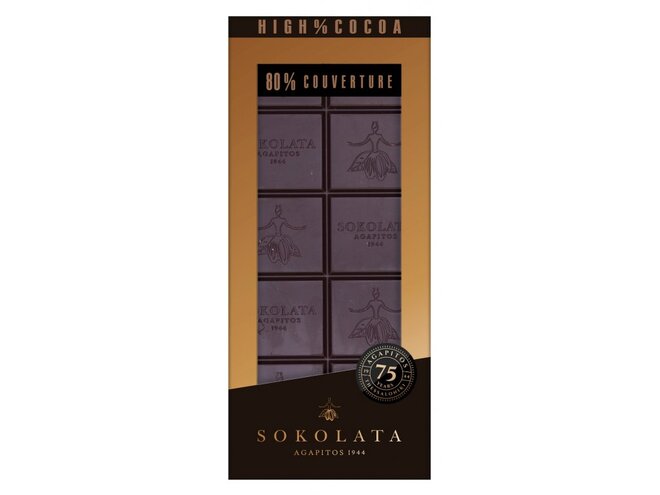 80% hořká čokoláda, 100 g