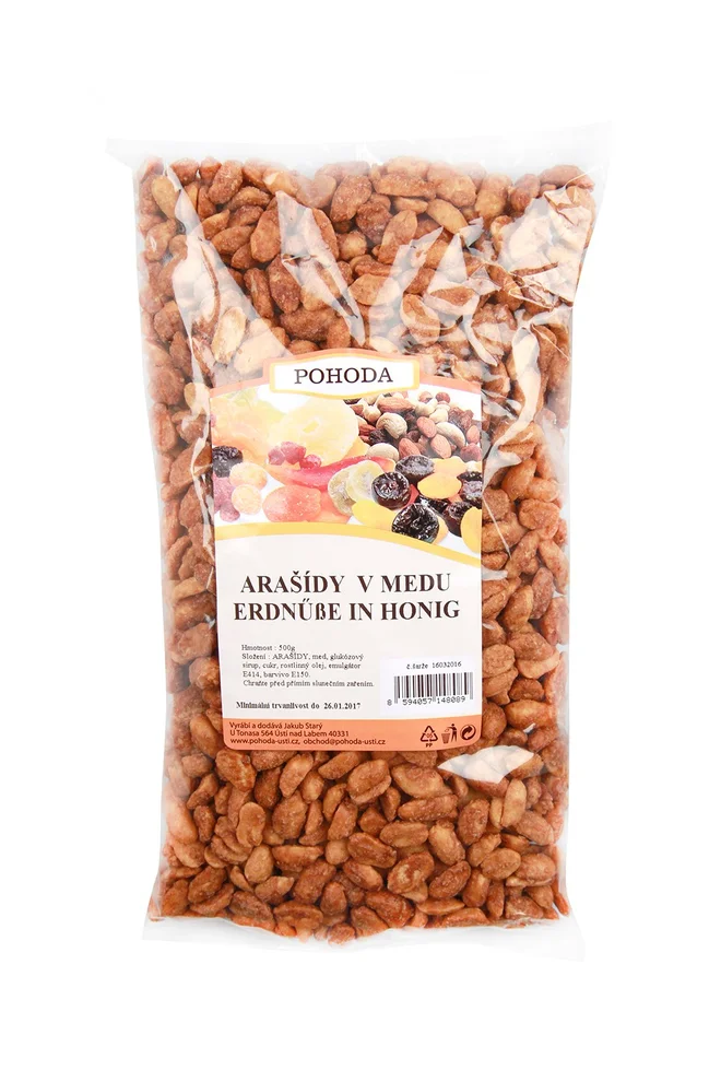 500 g Arašidy v mede