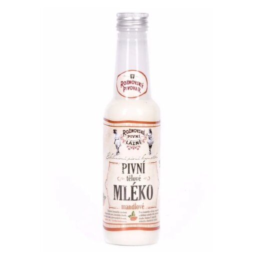 Pivní tělové mléko mandlové, 250 ml