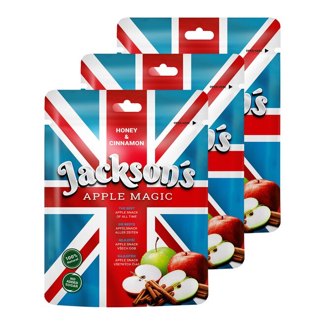 3× Jackson's Apple Magic Honey & Cinnamon